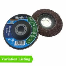 Image of 40 Grit Flap Wheel Sanding Discs 115mm Angle Grinder Disc High Quality 4½ Inch