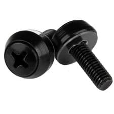 Image of StarTech.com CABSCREWSM5B M5 X 12mm - Mounting Screws 100 Pack Black