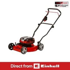 Image of Einhell Cordless Lawnmower 48cm Mulching Steel Deck 36V GE-CM 36/48 Li BODY ONLY