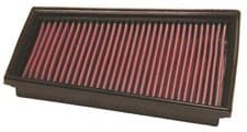 Image of 33-2849 K&N Air Filter fit RENAULT MEGANE L4-1.5L DSL, 2002-2016