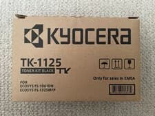 Image of KYOCERA TK-1125 ORIGINAL TONER KIT INK CARTRIDGE BLACK *NEW* BRAND NEW IN BOX
