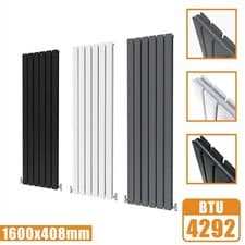 Image of Designer Horizontal Vertical Flat Panel Oval Column Radiator Central Heating Rad