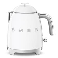 Image of SMEG 50's Style Mini Electric Kettle 0.8L Capacity 1400W KLF05WHUK - White