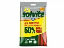 Image of Solvite All-Purpose Extra Strong Wallpaper Paste Adhesive -Hangs up to 4.5 Rolls