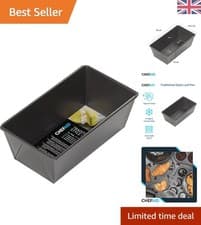 Image of Non-Stick 2lb Loaf Tin – Ideal Rectangular Baking Pan for Perfect Bread