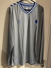 Image of Everton Away Shirt Grey Long Sleeve Hummel Brand New NO SPONSOR