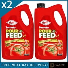 Image of 2 x DOFF POUR & FEED TOMATO FEED LIQUID 3L FOOD FOR TOMATOES READY TO USE PLANT