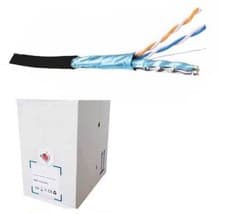 Image of CAT 6a S-FTP STRANDED PATCH CABLE LSZH (305M BOX) - BLACK