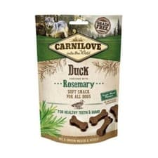 Image of Carnilove Soft Dog Snack Duck with Rosemary Grain Free Training Treat Semi Moist