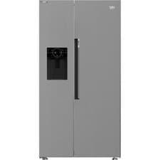 Image of Beko ASP342VPS HarvestFresh™ 91cm Frost Free American Fridge Freezer Stainless