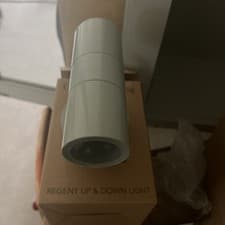 Image of Garden Trading Regent Up and Down Light Outdoor Wall Light Grey