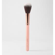 Image of Luxie Beauty 514 Blush Brush Rose Gold Face Cheeks Make Up Powder Soft Bristles 