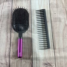Image of Dyson Designed Supersonic Detangling Comb and Paddle Brush Styling Set Pink