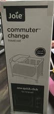 Image of Joie commuter travel cot- grey colour, unused but opened