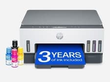 Image of HP Smart Tank 7005 Colour Inkjet All-in-One Printer Refillable 2-Sided Printing