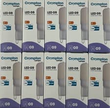 Image of LED Crompton G9 2.2W non dim warm white 200lm push fit 2.2 = 18 Watt 10 pack