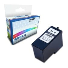 Image of Refresh Cartridges Black 34/18C0034 Ink Compatible With Lexmark Printers