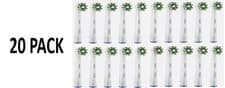 Image of Oral-B Cross Action Electric Toothbrush Heads - 20 pack White