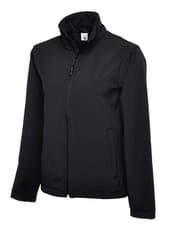 Image of UNEEK UC612 Classic Full Zip Softshell Jacket | Unisex Windproof Water-Resistant