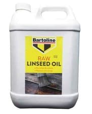Image of Raw Linseed Oil Bartoline 5 Litre Restores the Natural Sheen Nourish and Protect