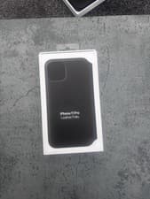 Image of Genuine / Official Apple iPhone 11 Pro Leather Folio Wallet Case - Black - New