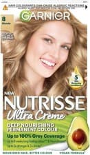 Image of Garnier Nutrisse Blonde Hair Dye Permanent, blonde 8 permanent