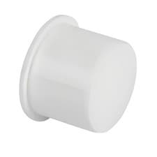 Image of FLOPLAST 40mm White Pushfit Waste Pipe Plug - FREE Next-Day Delivery