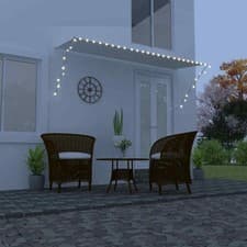Image of Retractable Awning with LED Outdoor Screens Multi Colours Multi Sizes