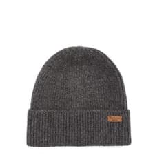 Image of Barbour Womens Pendle Beanie Hat Charcoal