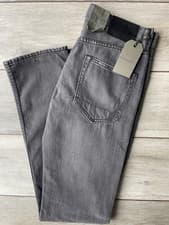 Image of ALL SAINTS MEN'S BLACK "SPIKEY IGGY" NARROW FIT JEANS - 28" - NEW & TAGS