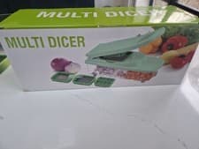 Image of Vegetable Chopper Slicer Set --Multi Dicer with Container, Fruit Veg Cutter