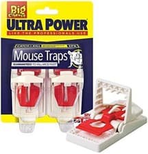 Image of The Big Cheese Ultra Power Mouse Traps (Ready Baited, Easy to Set, Twin Pack)