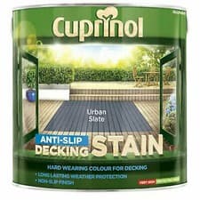 Image of Cuprinol CUPUTDSUS25L Anti Slip Decking Stain Urban Slate 2.5 Litre