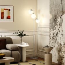 Image of Modern Floor Lamp for Living Room Bedroom, 3 Light Tree Standing Lamp