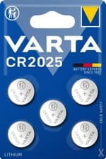 Image of 5x Varta CR2025 CR 2025 DL2025 Lithium 3V Batteries Coin Cell Longest Expiry UK