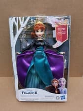 Image of Disney Frozen 2 Singing Anna Doll Musical Adventure Hasbro New In Box
