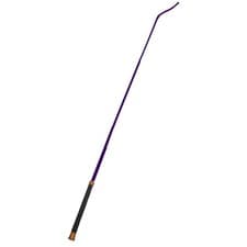Image of Soft Grip Handle Dressage / Schooling Whip With Gold Ends 100cm