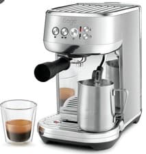 Image of Sage The Bambino Plus Espresso Coffee Machine SES500BSS Brushed Stainless Steel