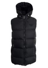 Image of Emporio Armani Men’s Hooded Down Puffer Gilet in Navy