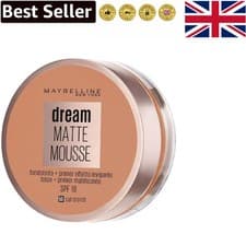 Image of Delicate Matte Finish Mousse Foundation, SPF 15 - 18ml, Caramel Beige