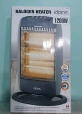 Image of 1200W Portable Electric Halogen Quartz Heater Instant Heat 3 Bars Free Standing