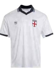 Image of CLASSICOS DE FUTEBOL England Mens Retro Fan Shirt Size UK Small BNWOT