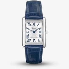 Image of Accurist Rectangle Ladies Blue Watch 71002