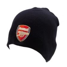 Image of Arsenal FC Beanie Dome Style Hat Gift Official Merchandise NEW UK STOCK FREE P&P