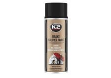 Image of K2 BRAKE CALIPER PAINT BLACK HIGH GLOSS 260°C Resistant Spray Lacquer - 400 mL