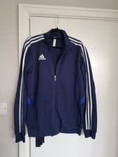 Image of Brand New Navy Blue ADIDAS Track Top In Mens Size Small