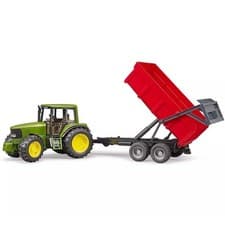 Image of Bruder John Deere 6920 Tractor with Tipping Trailer Toy