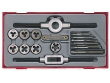 Image of Teng TENTTTD17 TTTD17 17pc Rethreading Tap and Die Set