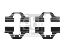 Image of FEBI BILSTEIN ACCESSORY KIT, DISC BRAKE PAD REAR ALFA ROMEO AUDI CITROËN FIAT FO