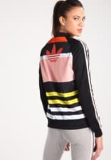 Image of adidas Originals BJ8314 Superstar Black Multi Stripes Jacket UK12,US S-M New 671